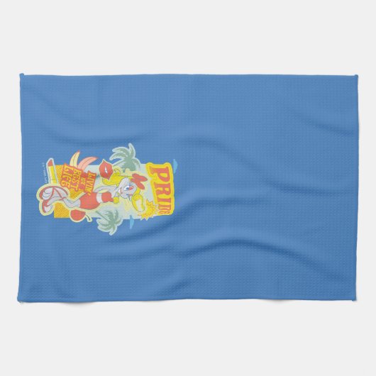 BUGS BUNNY™ Pride - Livin's beste leven Theedoek (Horizontaal)