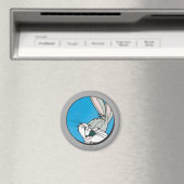 BUGS BUNNY™ Retro Blue Patch Magneet (Insitu (Vaatwasser))