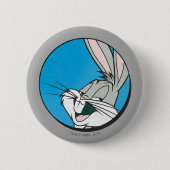 BUGS BUNNY™ Retro Blue Patch Ronde Button 5,7 Cm (Voorkant)