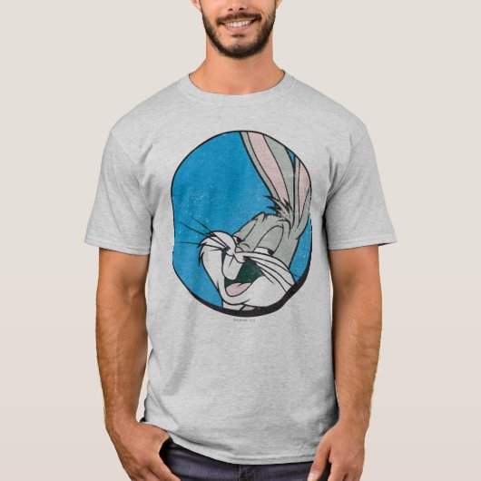 BUGS BUNNY™ Retro Blue Patch T-shirt (Voorkant)