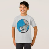 BUGS BUNNY™ Retro Blue Patch T-shirt (Voorkant volledig)
