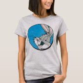 BUGS BUNNY™ Retro Blue Patch T-shirt (Voorkant)