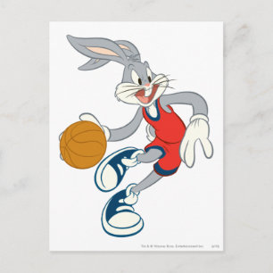 BUGS BUNNY™ rijdt door de concurrentie Briefkaart