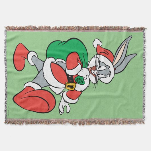 BUGS BUNNY™ Santa Deken (Voorkant)