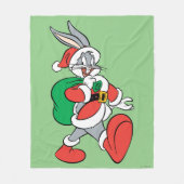 BUGS BUNNY™ Santa Fleece Deken (Voorkant)
