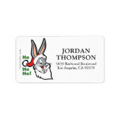 BUGS BUNNY™ Santa "Ho Ho Ho!" Etiket (Voorkant)