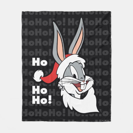 BUGS BUNNY™ Santa "Ho Ho Ho!" Fleece Deken (Voorkant)