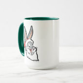 BUGS BUNNY™ Santa "Ho Ho Ho!" Mok (Voorkant links)