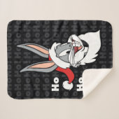 BUGS BUNNY™ Santa "Ho Ho Ho!" Sherpa Deken (Voorkant (horizontaal))