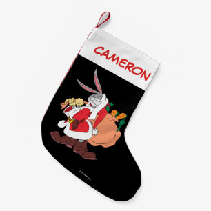 BUGS BUNNY™ Santa "My Side Hustle" Kleine Kerstsok