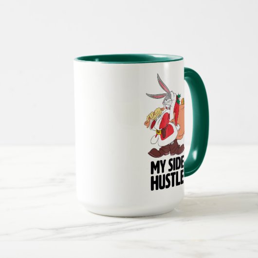BUGS BUNNY™ Santa "My Side Hustle" Mok (Voorkant rechts)