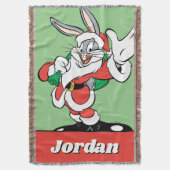 BUGS BUNNY™ Santa Waving Deken (Voorkant Verticaal)