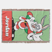 BUGS BUNNY™ Santa Waving Deken (Voorkant)