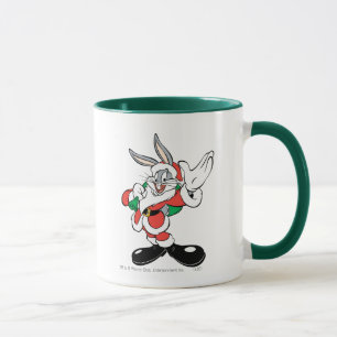 BUGS BUNNY™ Santa Waving Mok