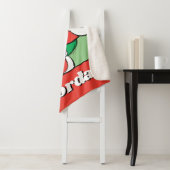 BUGS BUNNY™ Santa Waving Sherpa Deken (In situ)