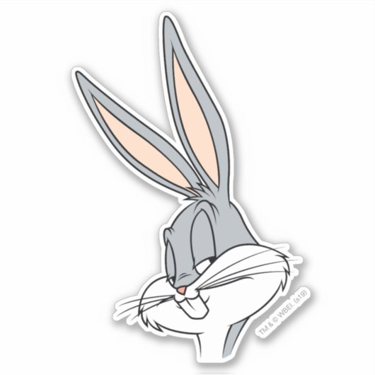 BUGS BUNNY™ Sideways Glance Sticker (Voorkant)