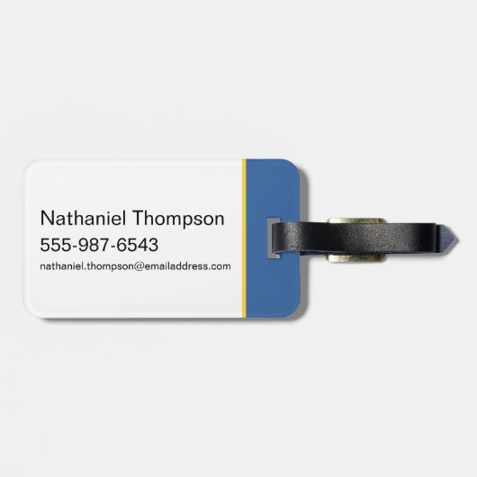 BUGS BUNNY™ Singaporees Vacature Grafisch Bagagelabel (Achterkant horizontaal)