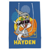 BUGS BUNNY™ Singaporees Vacature Grafisch Medium Cadeauzakje (Achterkant)