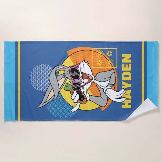 BUGS BUNNY™ Singaporees Vacature Grafisch Strandlaken (Voorkant)