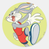 BUGS BUNNY™ Slam Ronde Sticker (Voorkant)