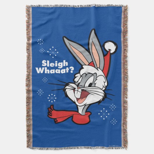 BUGS BUNNY™ "Sleigh Whaaat?" Deken (Voorkant Verticaal)
