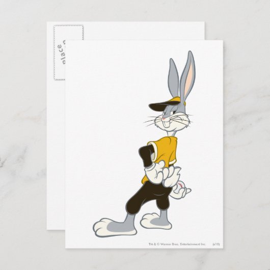 BUGS BUNNY™ Sly Pitcher Briefkaart (Voorkant / Achterkant)