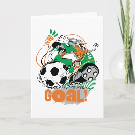 BUGS BUNNY™ Soccer Goal Kaart (Voorkant)