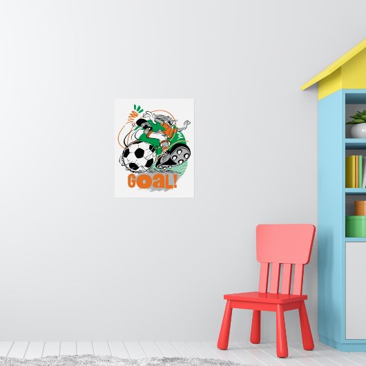 BUGS BUNNY™ Soccer Goal Poster (Kinderkamer 1)