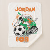 BUGS BUNNY™ Soccer Goal Sherpa Deken (Voorkant)