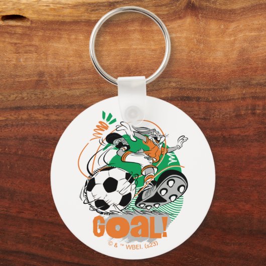 BUGS BUNNY™ Soccer Goal Sleutelhanger (Voorkant)