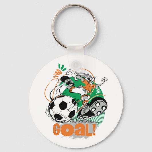 BUGS BUNNY™ Soccer Goal Sleutelhanger (Achterkant)