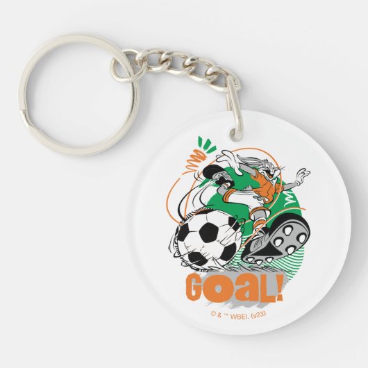 BUGS BUNNY™ Soccer Goal Sleutelhanger (Voorkant)
