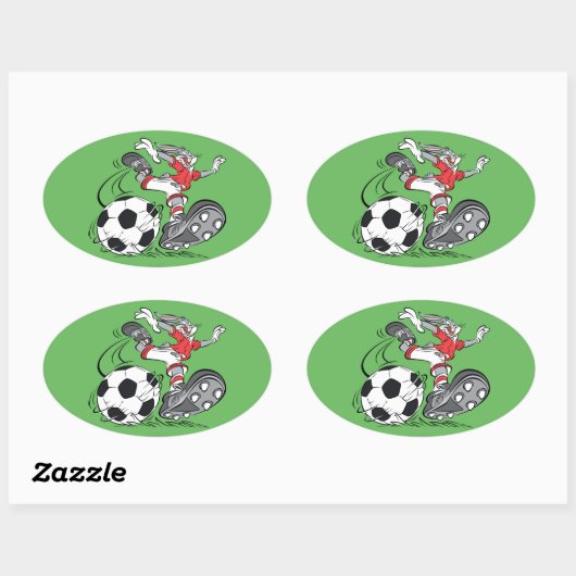 BUGS BUNNY™-speelruimte Ovale Sticker (Vel)