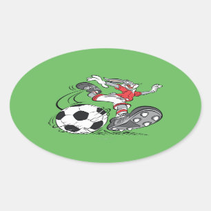 BUGS BUNNY™-speelruimte Ovale Sticker