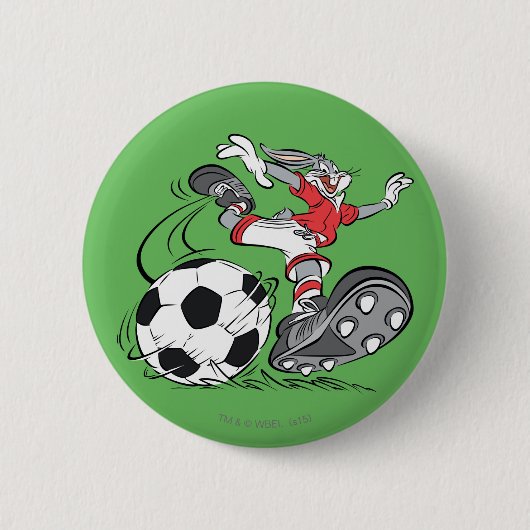 BUGS BUNNY™-speelruimte Ronde Button 5,7 Cm (Voorkant)