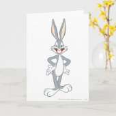 BUGS BUNNY™ Staand Kaart (Gele Bloem)
