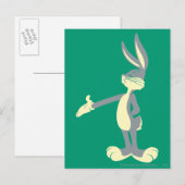 BUGS BUNNY™ staande illustratie Briefkaart (Voorkant / Achterkant)