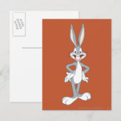 BUGS BUNNY™ Standing Briefkaart (Voorkant / Achterkant)