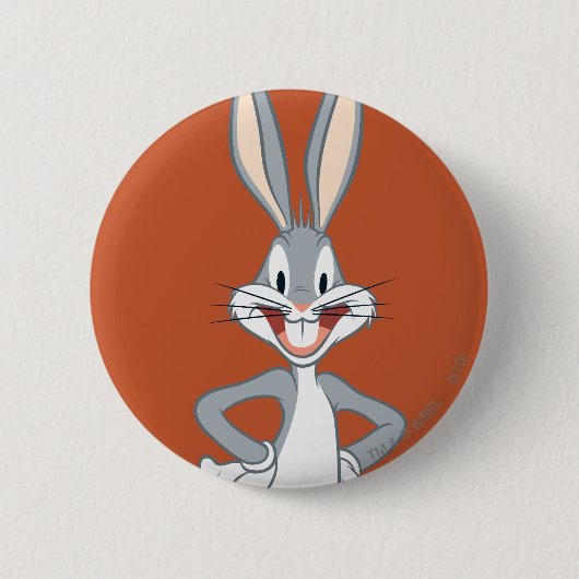 BUGS BUNNY™ Standing Ronde Button 5,7 Cm (Voorkant)