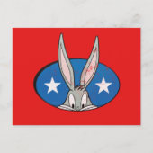 BUGS BUNNY™ Stars Badge Briefkaart (Voorkant)