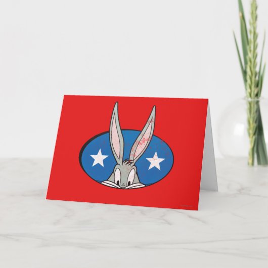 BUGS BUNNY™ Stars Badge Kaart (Voorkant)