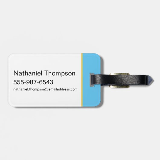 BUGS BUNNY™ - Surft omhoog! Bagagelabel (Achterkant horizontaal)