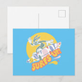 BUGS BUNNY™ - Surft omhoog! Briefkaart (Voorkant / Achterkant)