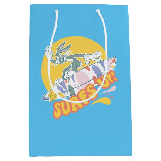 BUGS BUNNY™ - Surft omhoog! Medium Cadeauzakje (Voorkant)