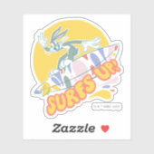 BUGS BUNNY™ - Surft omhoog! Sticker (Vel)