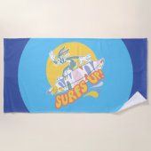 BUGS BUNNY™ - Surft omhoog! Strandlaken (Voorkant)