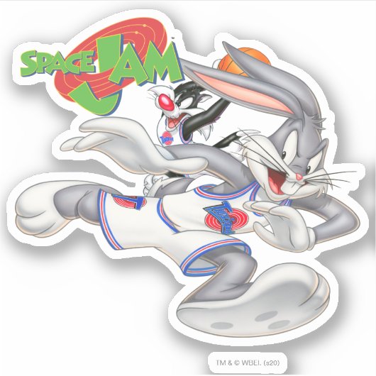 BUGS BUNNY™ & SYLVESTER™ Assist Sticker (Voorkant)