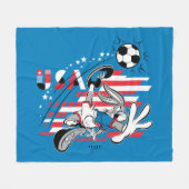 BUGS BUNNY™ Team USA Soccer Graphic Fleece Deken (Voorkant (Horizontaal))