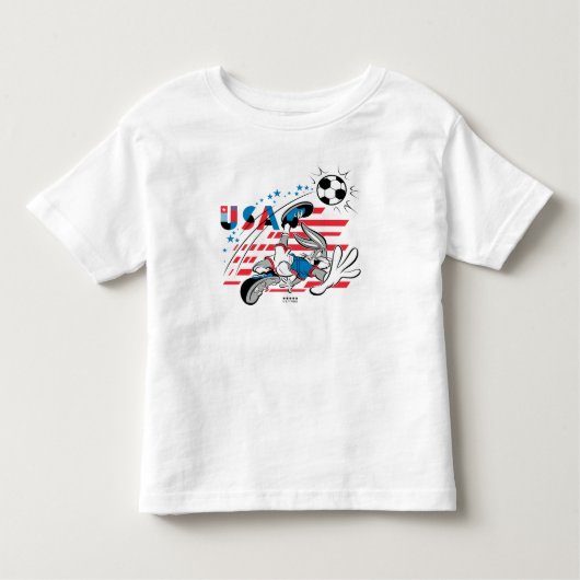 BUGS BUNNY™ Team USA Soccer Graphic Kinder Shirts (Voorkant)