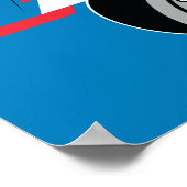 BUGS BUNNY™ Team USA Soccer Graphic Poster (Hoek)